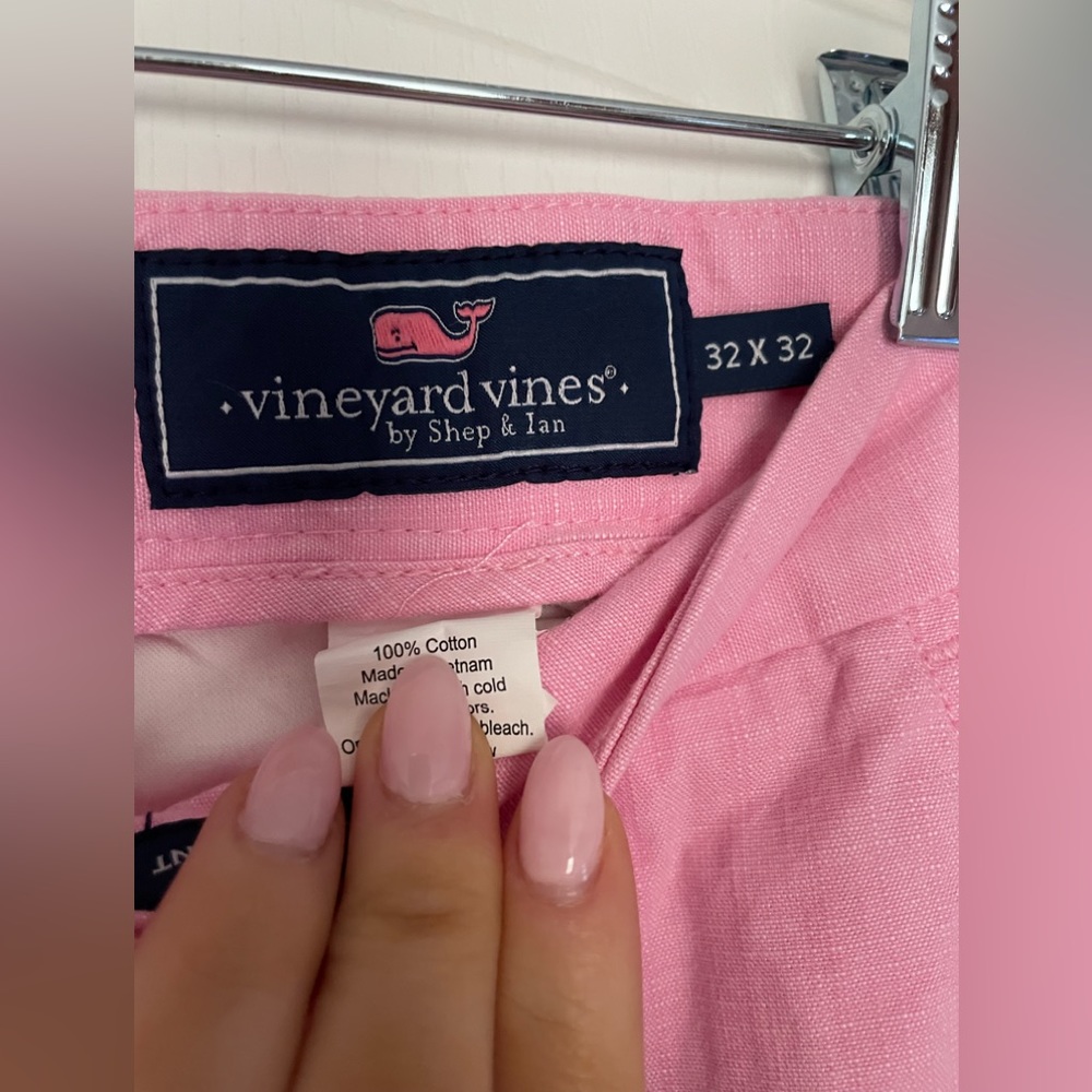 Mens Vineyard Vines Pink Pants - Size 32X 32